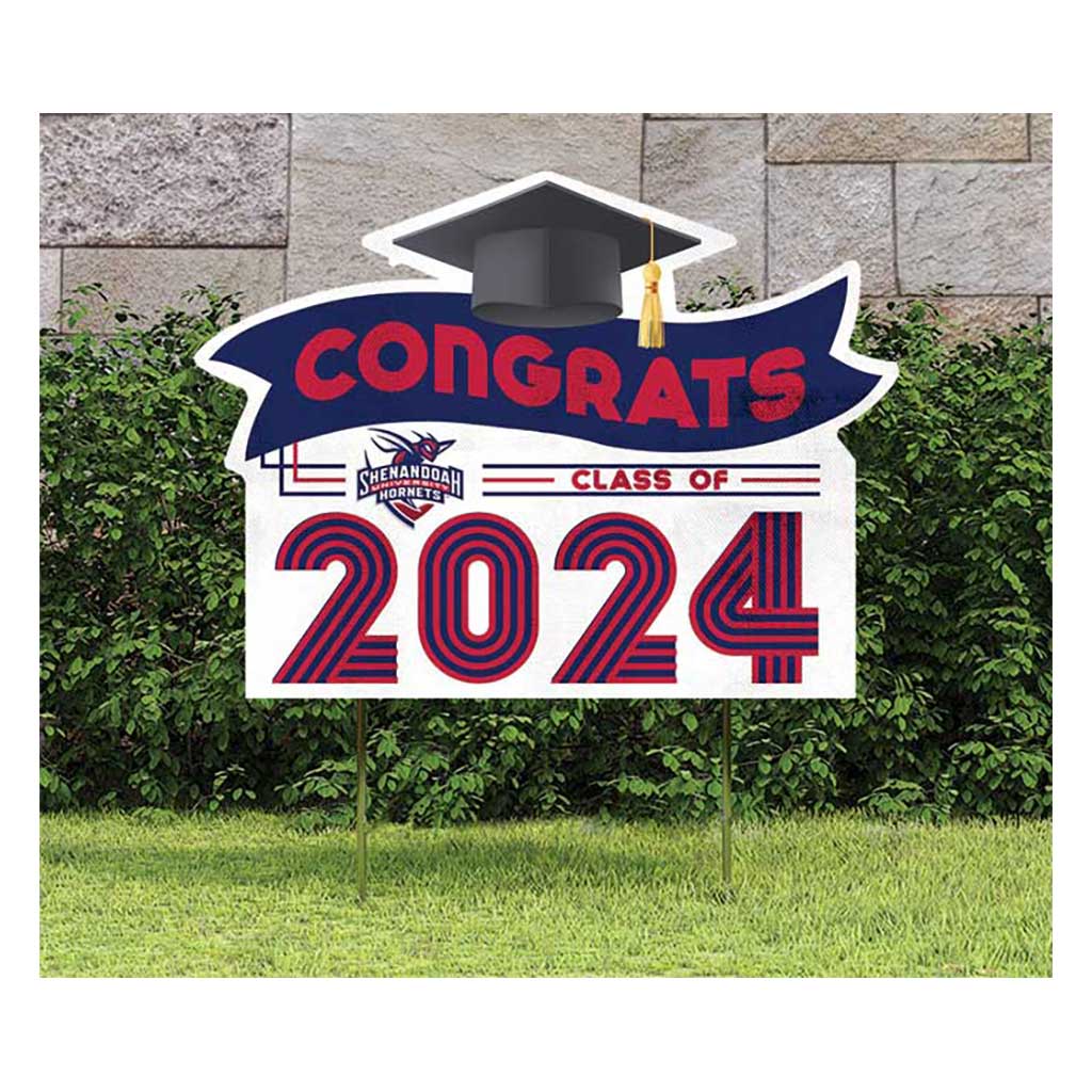18x24 Congrats Graduation Lawn Sign Shenandoah University Hornets