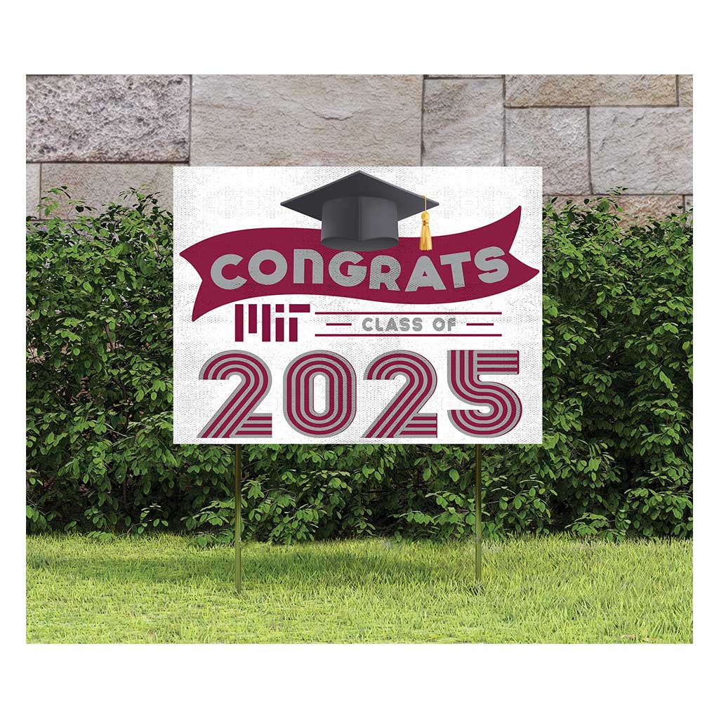 18x24 MIT School of Engineering Class of 2025 Lawn Sign