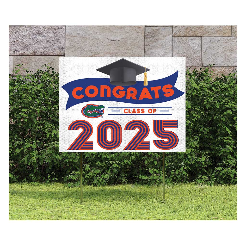18x24 Florida Gators Class of 2025 Lawn Sign