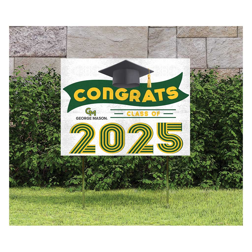 18x24 George Mason Patriots Class of 2025 Lawn Sign