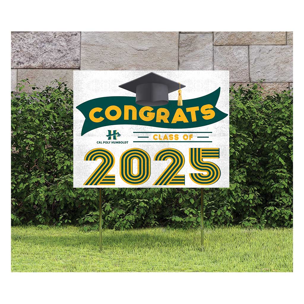 18x24 Cal Poly Lumberjacks Class of 2025 Lawn Sign