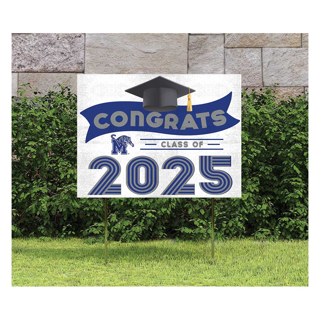 18x24 Memphis Tigers Class of 2025 Lawn Sign