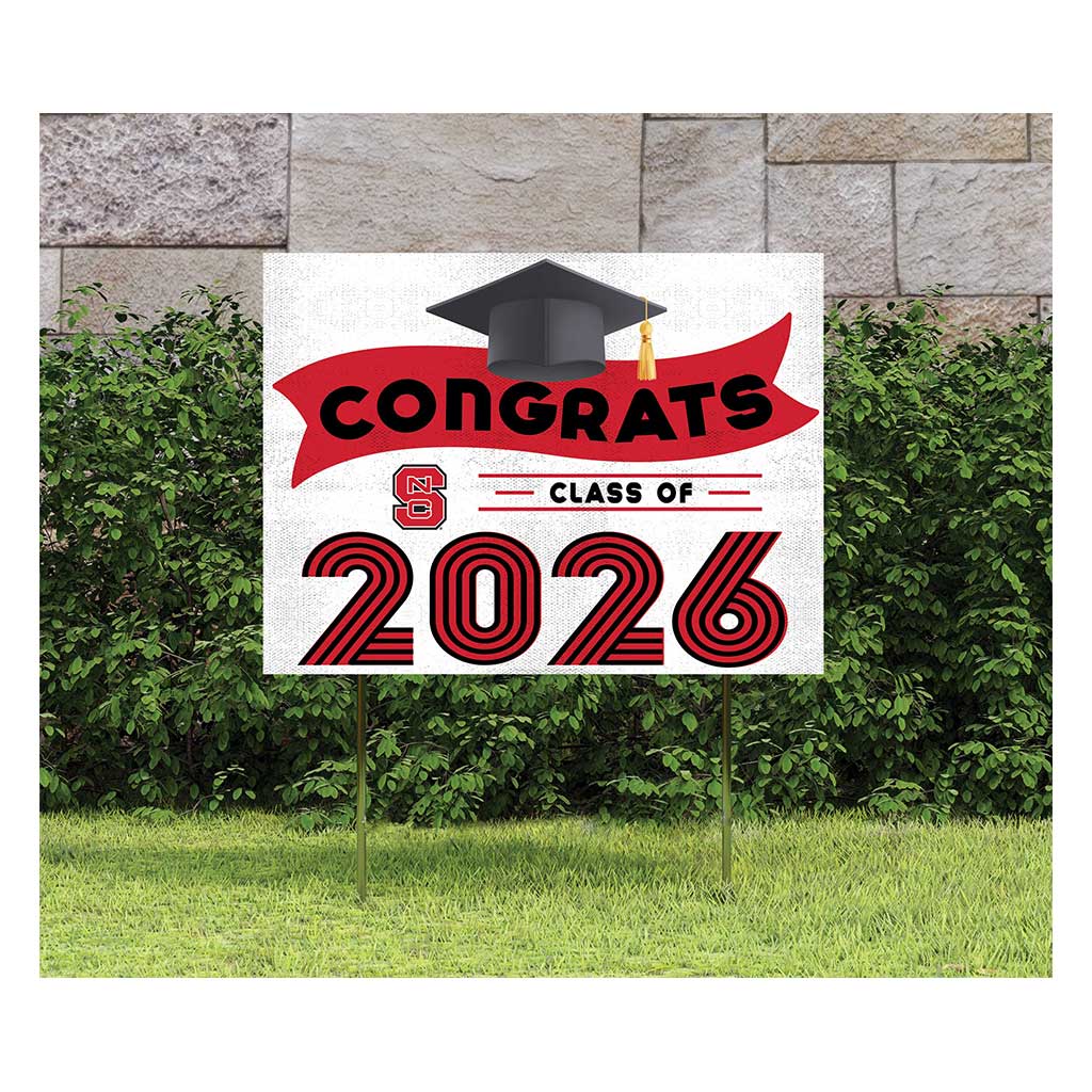 NC State Wolfpack Class of 2026 Lawn Sign-KH Sports Fan – KH SPORTS FAN