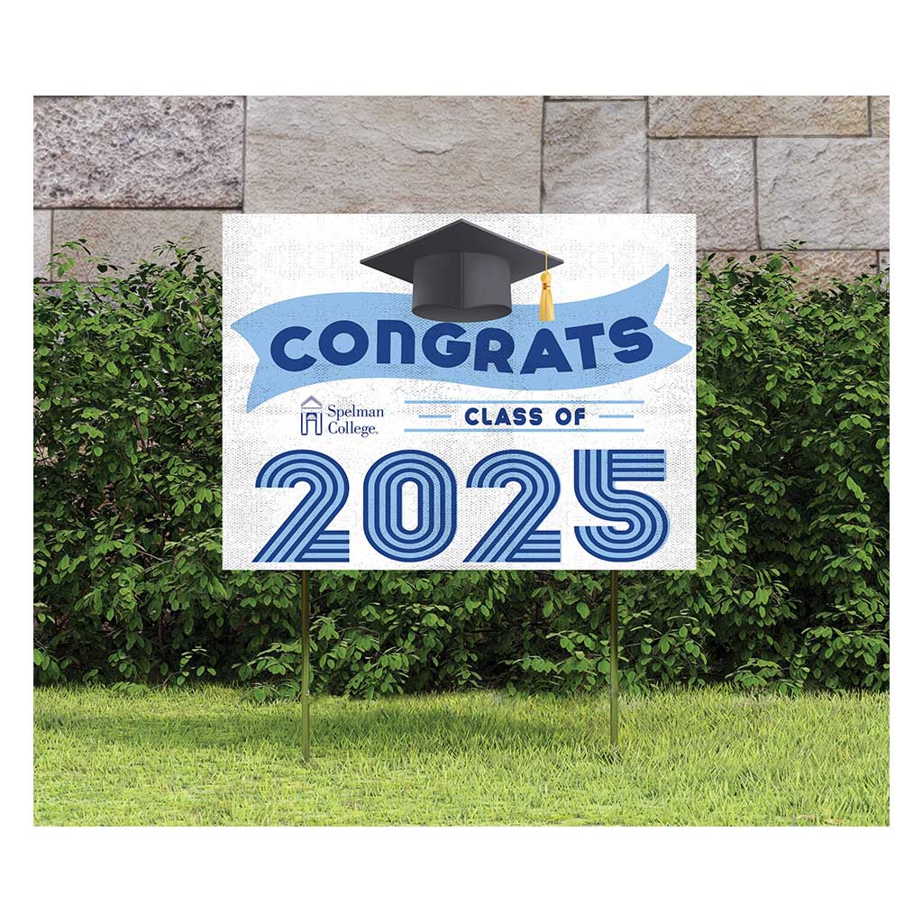 18x24 Spelman College Jaguars Class of 2025 Lawn Sign