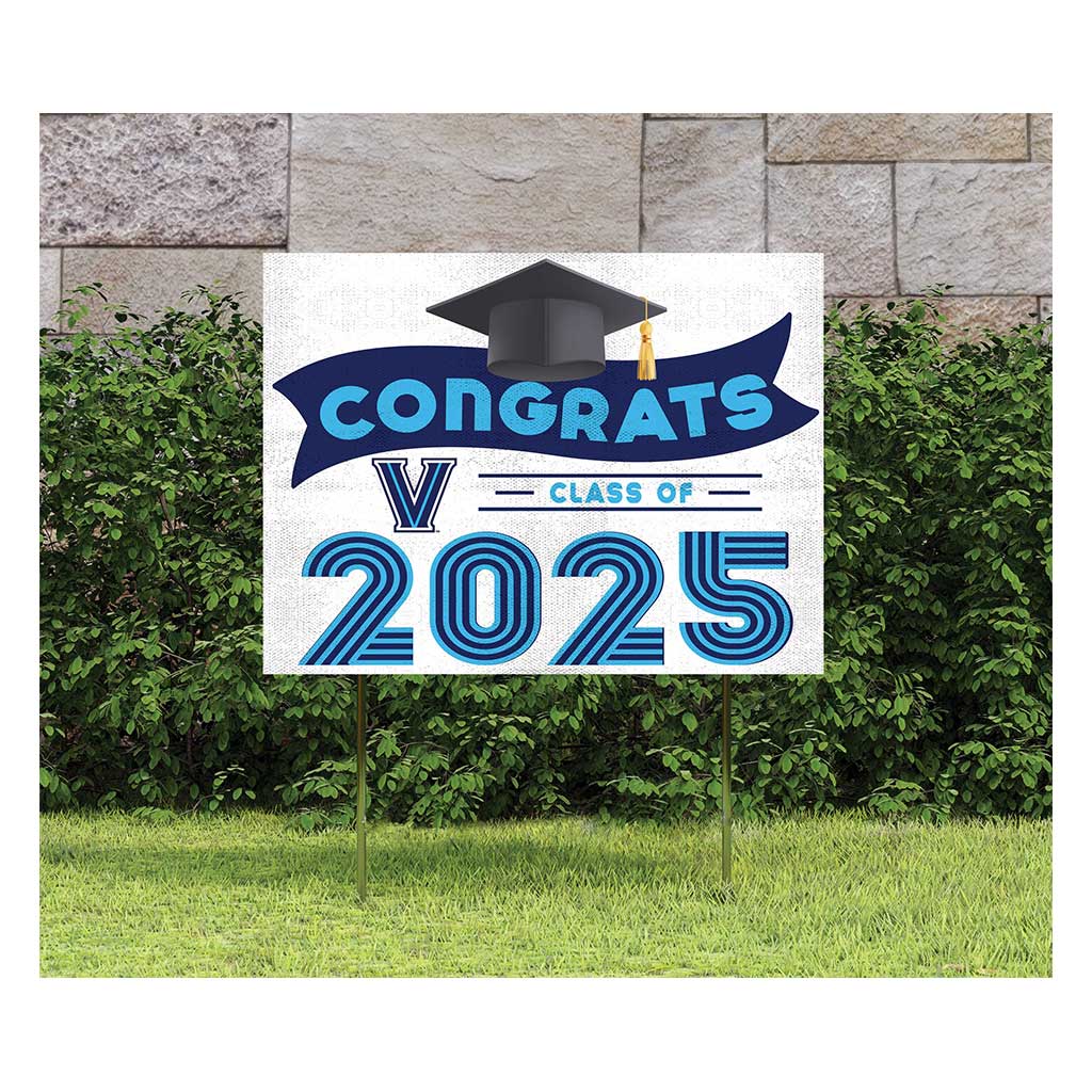 18x24 Villanova Wildcats Class of 2025 Lawn Sign