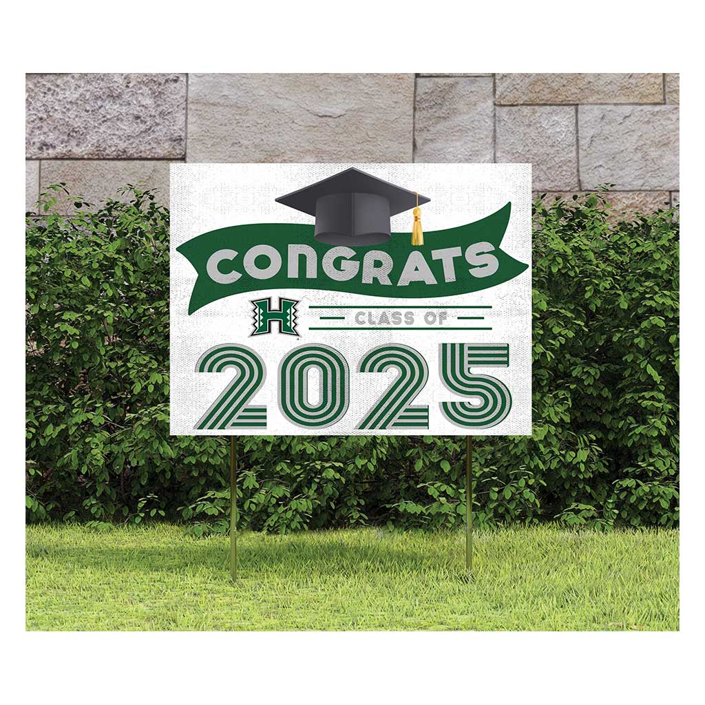 18x24 Hawaii Warriors Class of 2025 Lawn Sign
