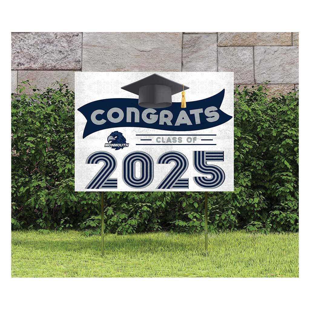18x24 Monmouth Hawks Class of 2025 Lawn Sign
