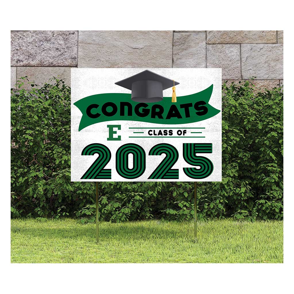 18x24 Eastern Michigan Eagles Class of 2025 Lawn Sign