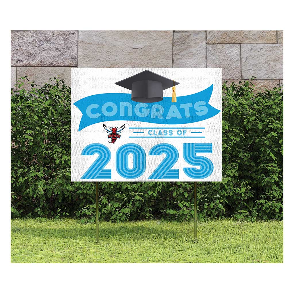 18x24 Delaware State Hornets Class of 2025 Lawn Sign