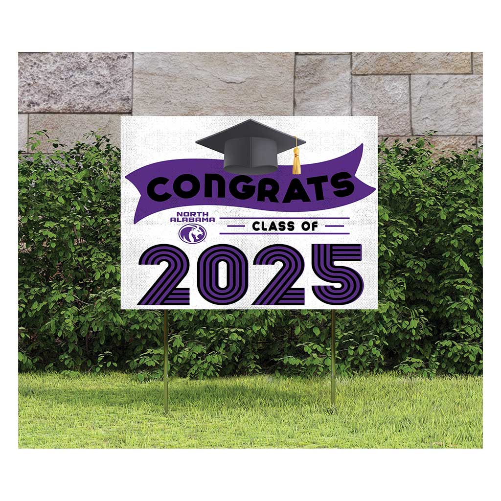 18x24 North Alabama Lions Class of 2025 Lawn Sign