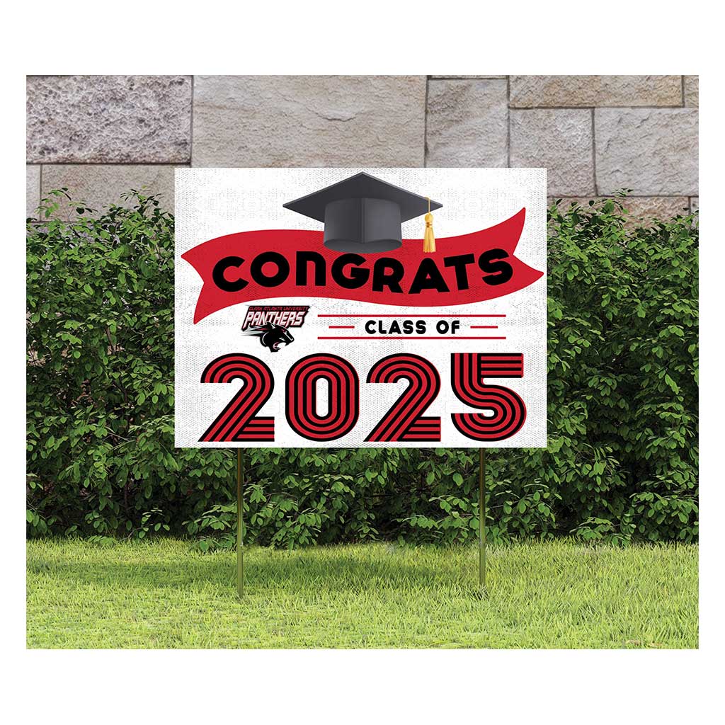 18x24 Clark Atlanta Panthers Class of 2025 Lawn Sign