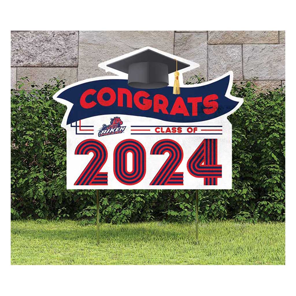 18x24 Congrats Graduation Lawn Sign South Carolina Aiken PACERS