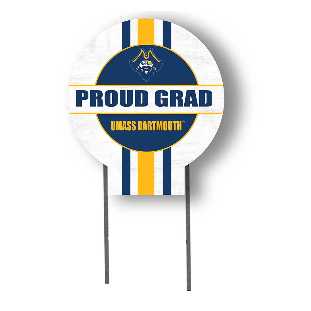 20x20 UMASS Dartmouth Corsairs Proud Grad Lawn Sign