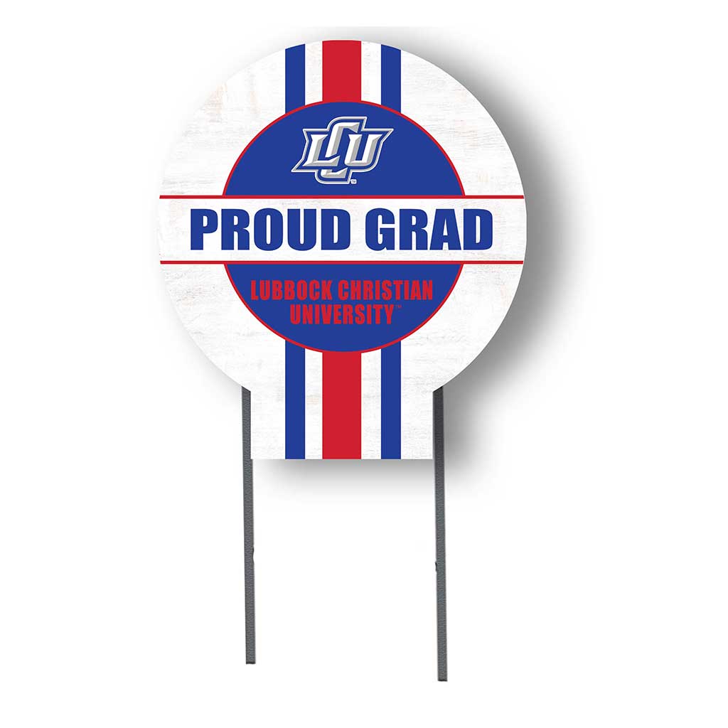 20x20 Lubbock Christian Chaparrals Proud Grad Lawn Sign