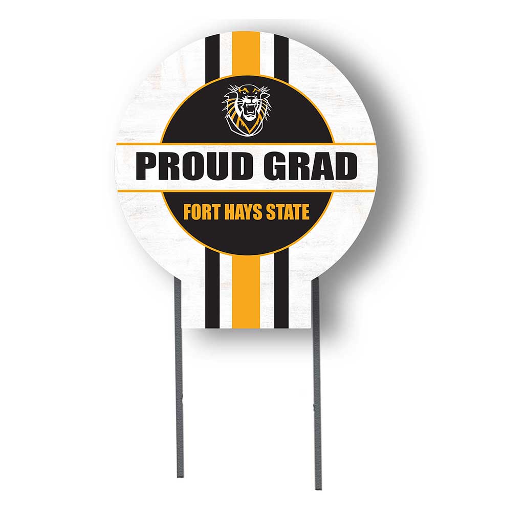 20x20 Fort Hays State Tigers Proud Grad Lawn Sign