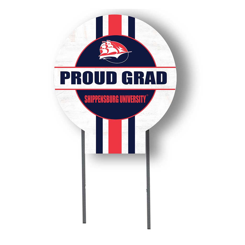 20x20 Shippensburg University Raiders Proud Grad Lawn Sign
