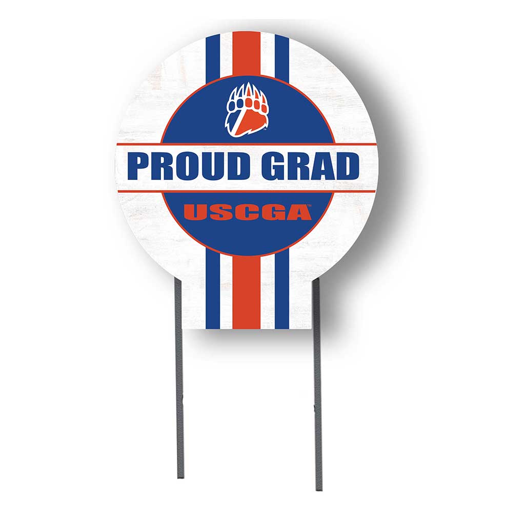 20x20 Coast Guard Academy Bears Proud Grad Lawn Sign