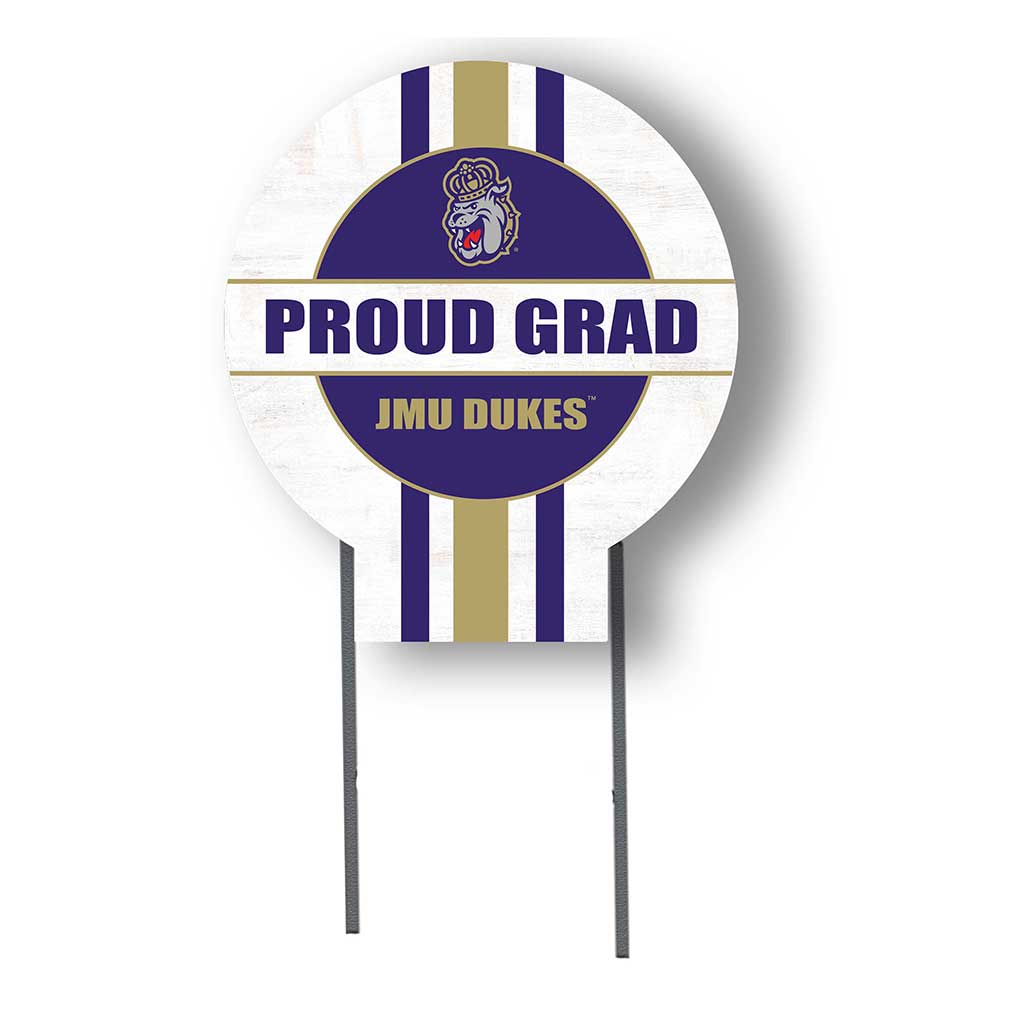 20x20 James Madison Dukes Proud Grad Lawn Sign