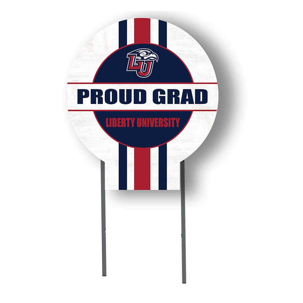 20x20 Liberty Flames Proud Grad Lawn Sign