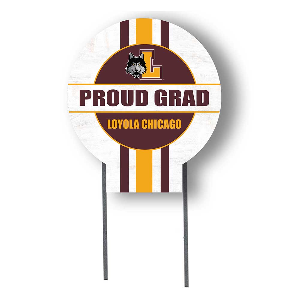 20x20 Loyola Chicago Ramblers Proud Grad Lawn Sign