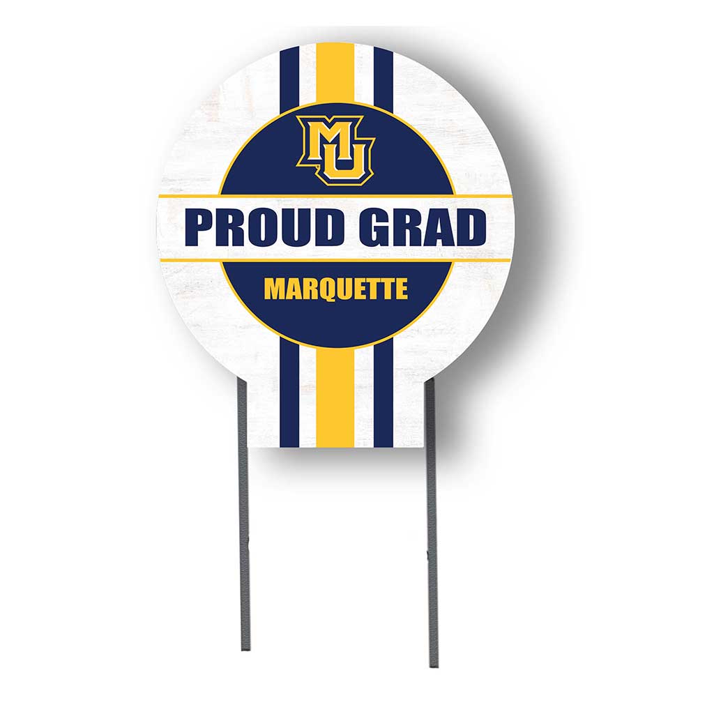 20x20 Marquette Golden Eagles Proud Grad Lawn Sign