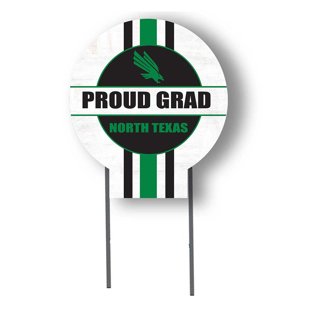 20x20 North Texas Mean Green Proud Grad Lawn Sign