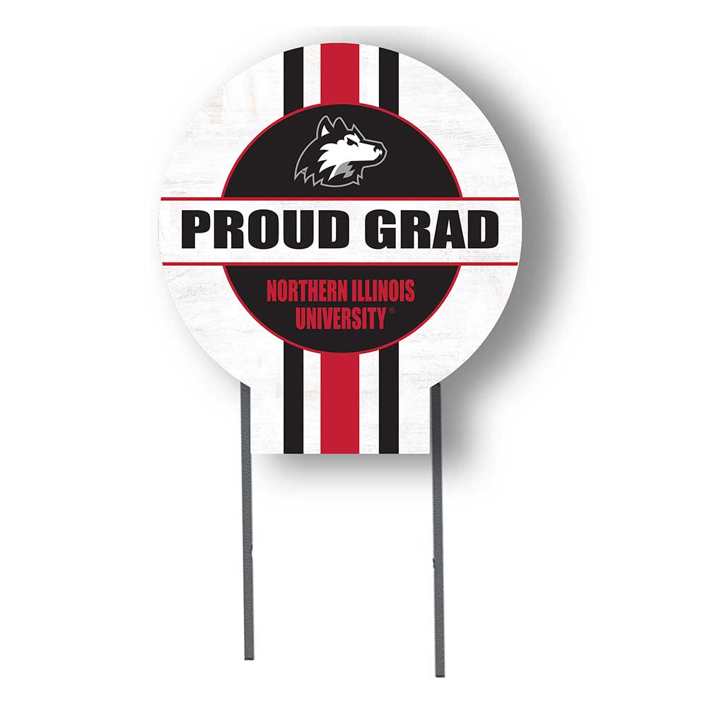 20x20 Northern Illinois Huskies Proud Grad Lawn Sign