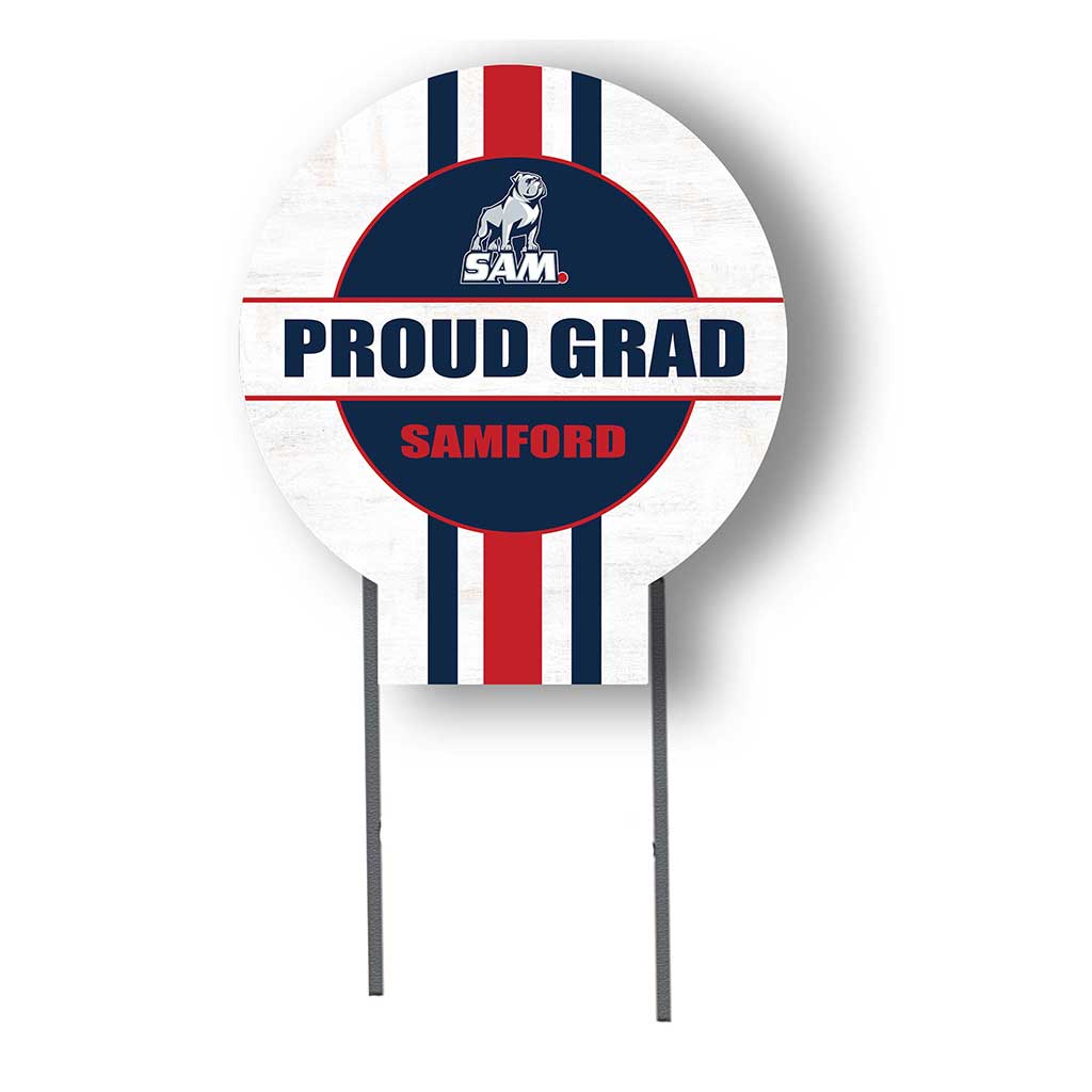 20x20 Samford Bulldogs Proud Grad Lawn Sign