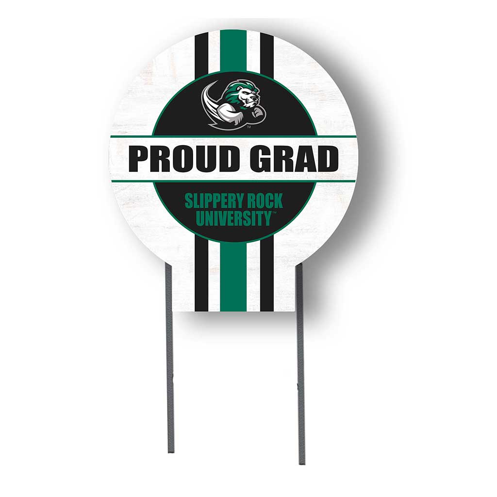 20x20 Slippery Rock The Rock Proud Grad Lawn Sign