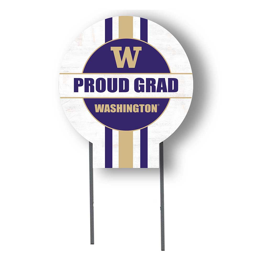 20x20 Washington Huskies Proud Grad Lawn Sign