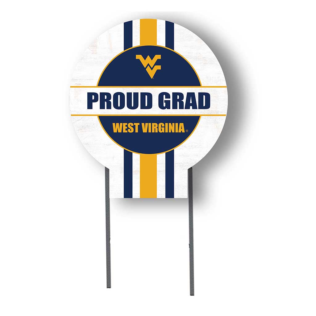 20x20 West Virginia Mountaineers Proud Grad Lawn Sign