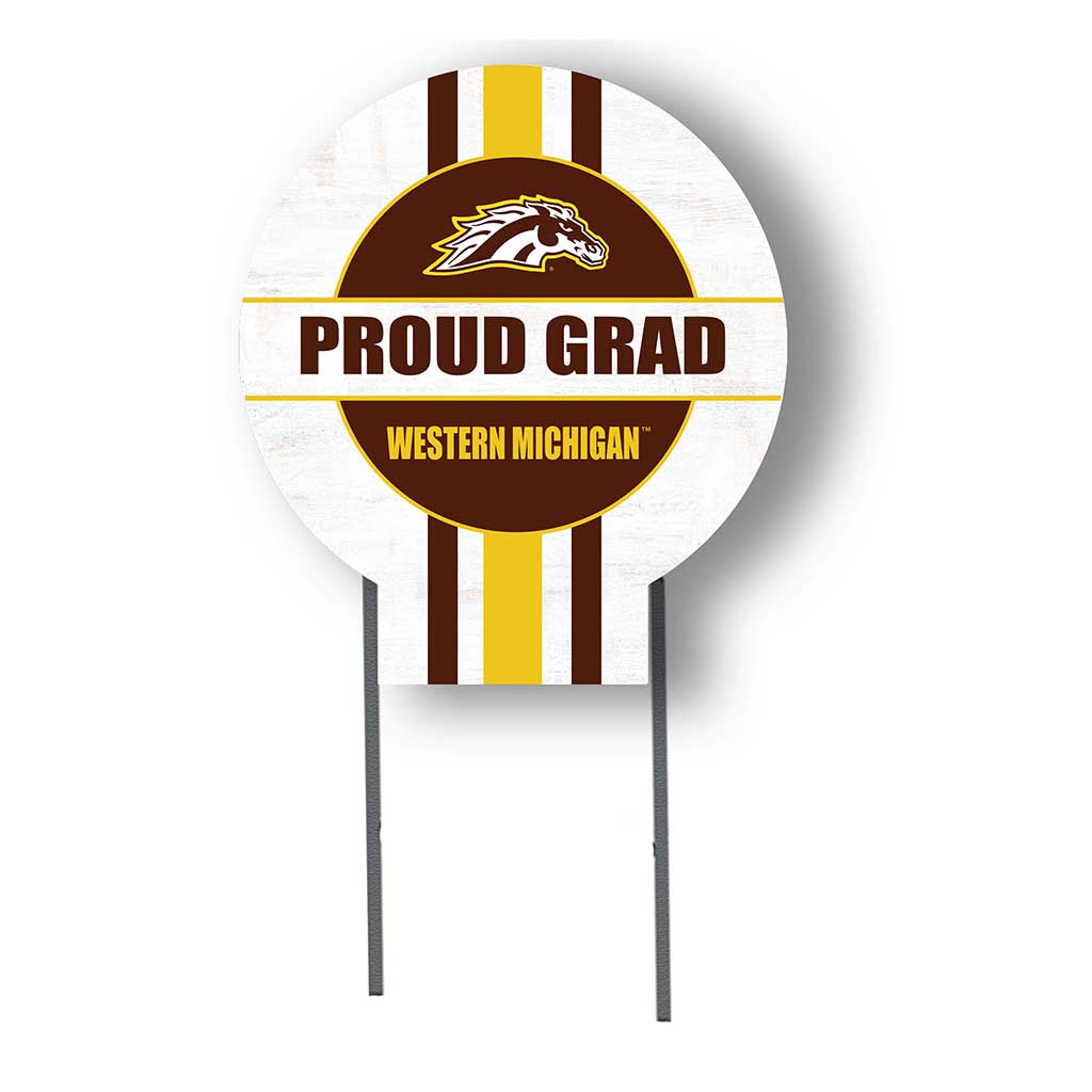 20x20 Western Michigan Broncos Proud Grad Lawn Sign