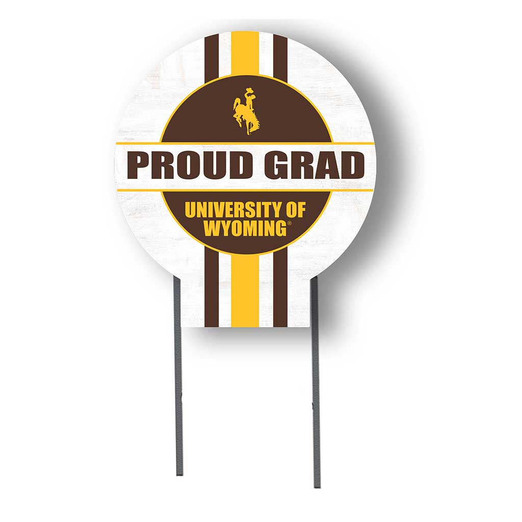 20x20 Wyoming Cowboys Proud Grad Lawn Sign