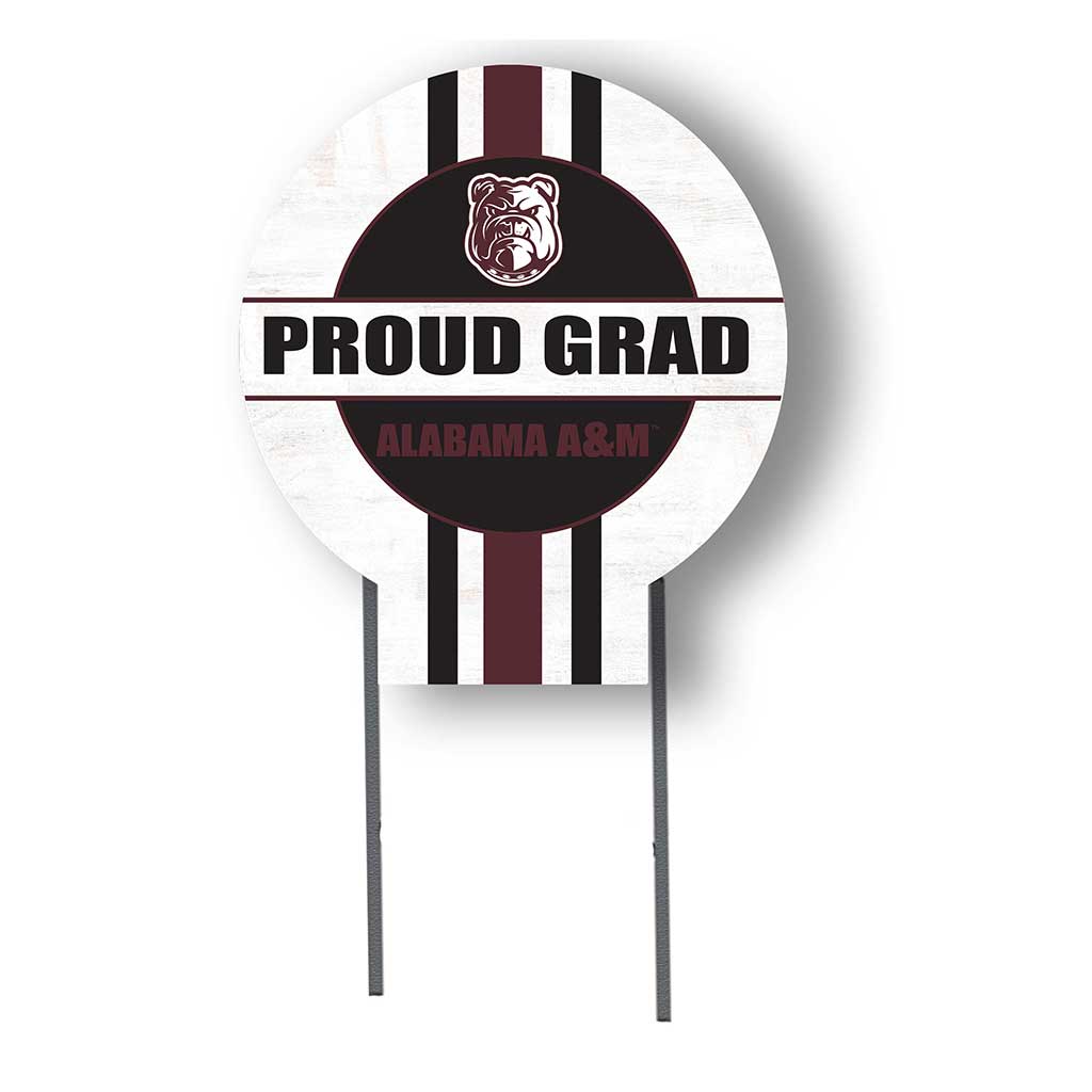 20x20 Alabama A&M Bulldogs Proud Grad Lawn Sign