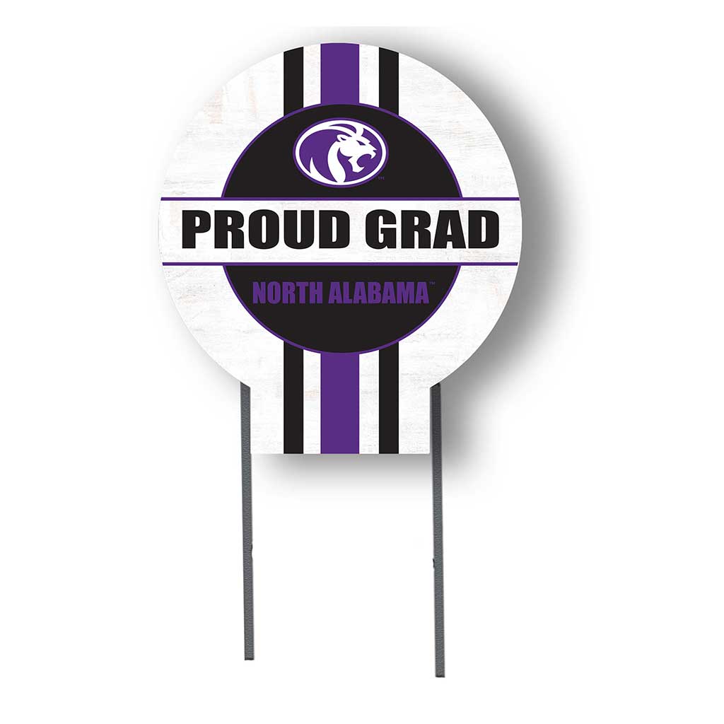 20x20 North Alabama Lions Proud Grad Lawn Sign