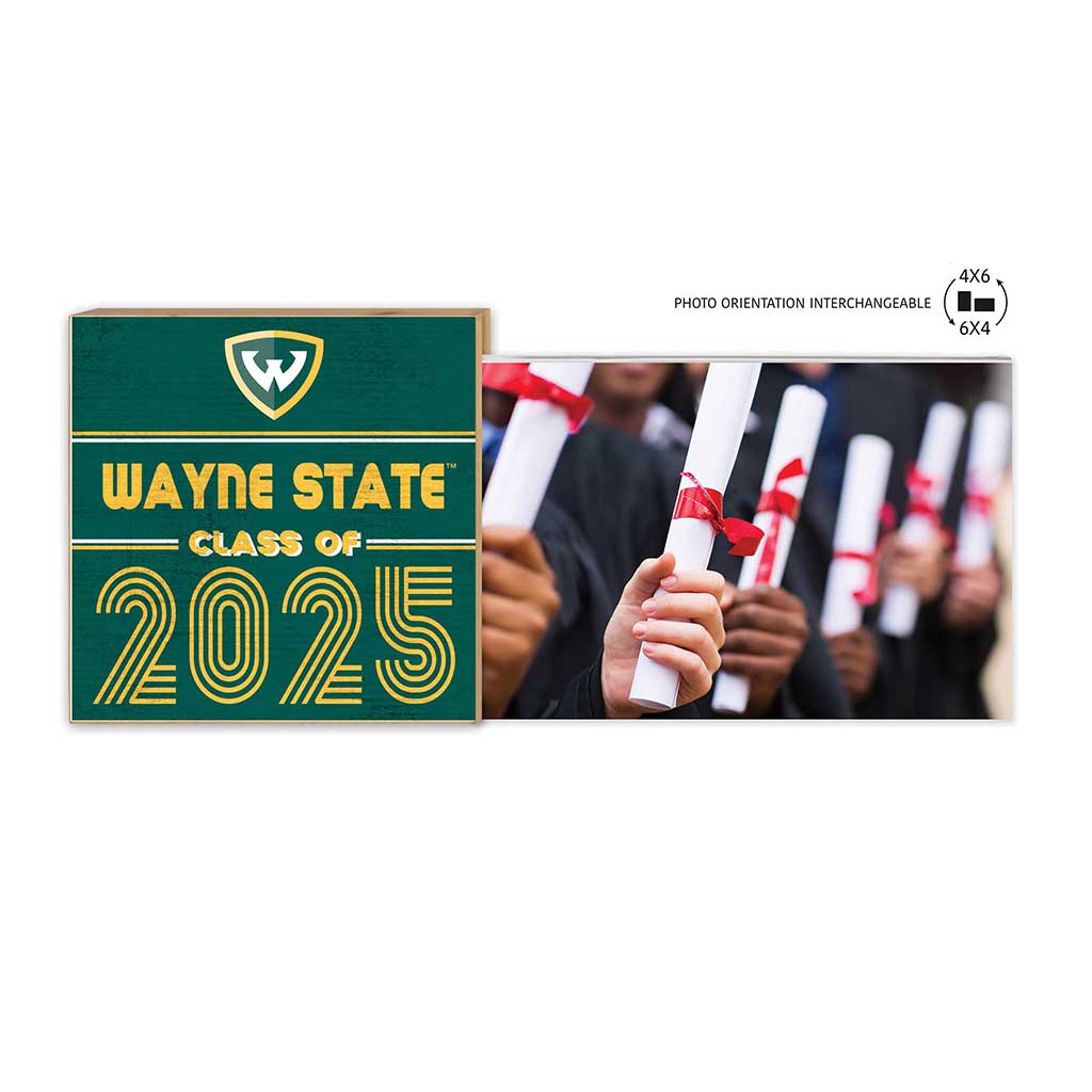 Wayne State Warriors Class of 2025 Floating Picture Frame