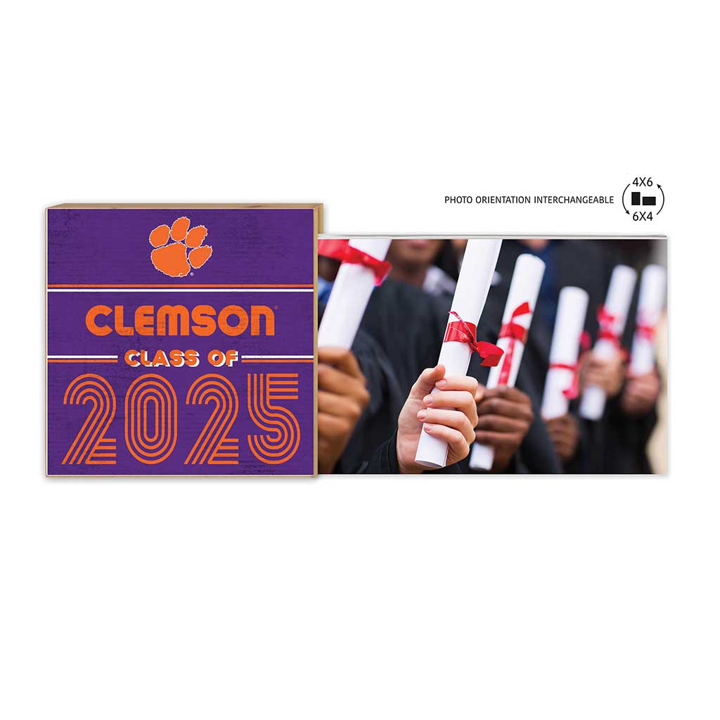 Clemson Tigers Class of 2025 Floating Picture Frame