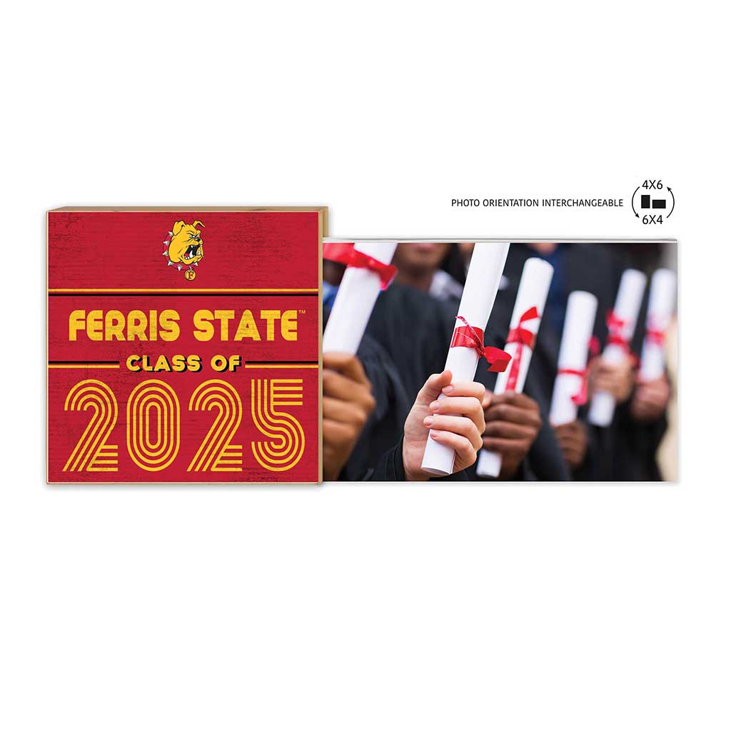 Ferris State Bulldogs Class of 2025 Floating Picture Frame