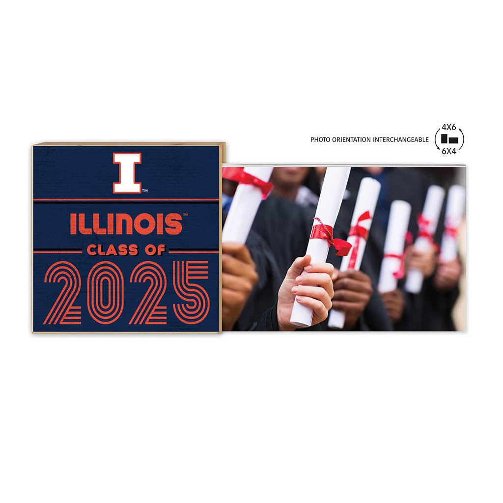 Illinois Class of 2025 Floating Picture Frame