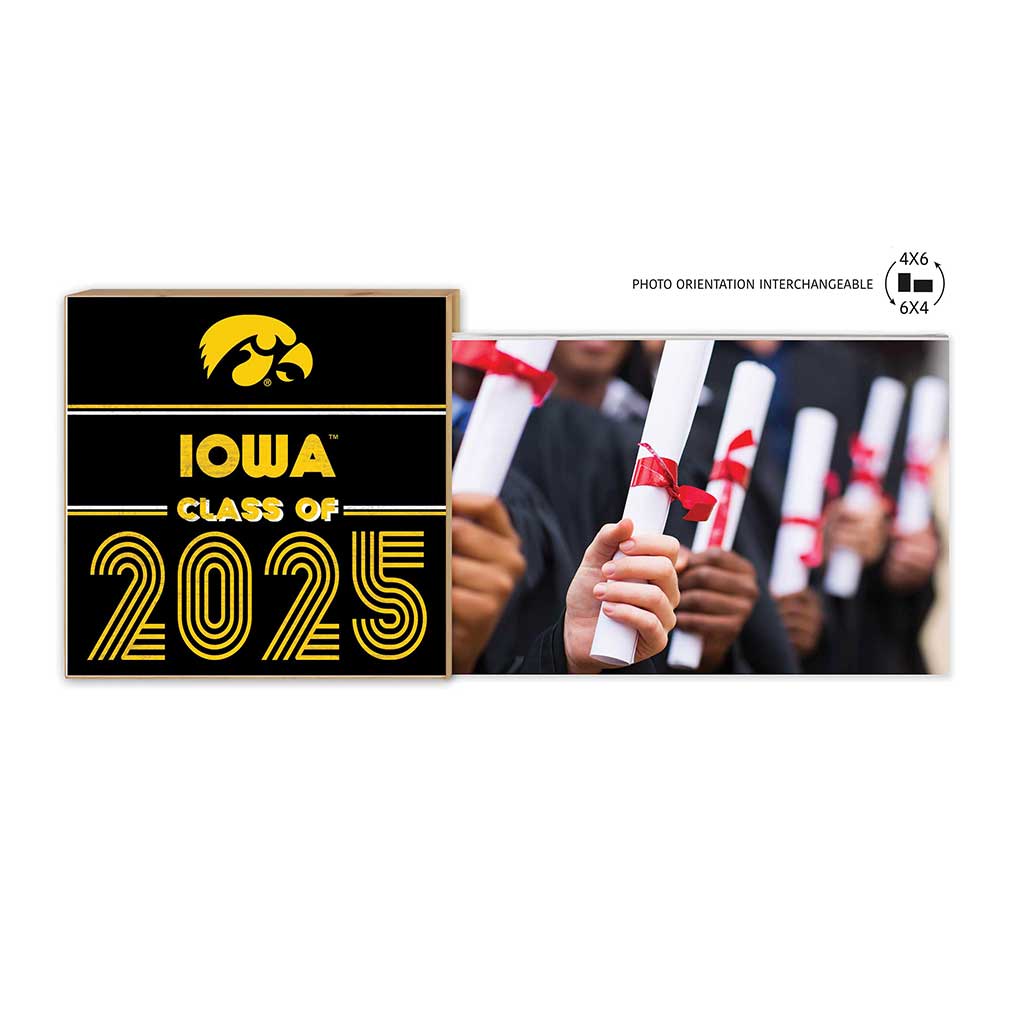 Iowa Hawkeyes Class of 2025 Floating Picture Frame
