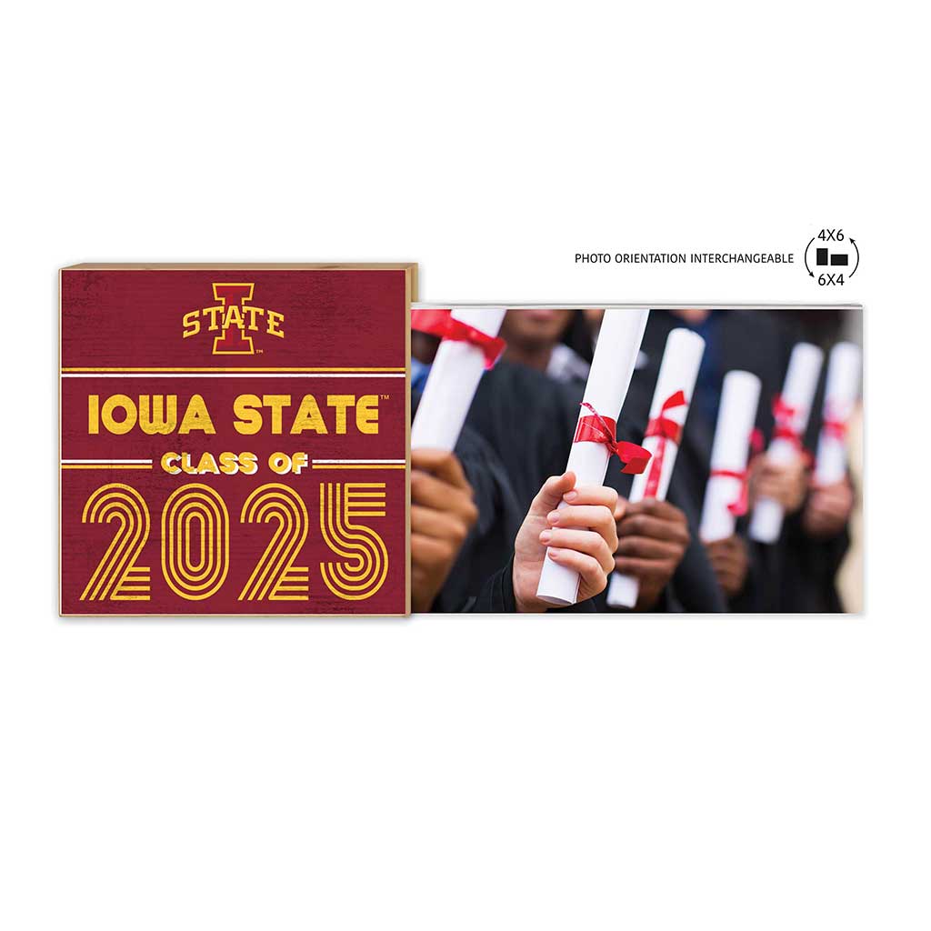 Iowa State Cyclones Class of 2025 Floating Picture Frame