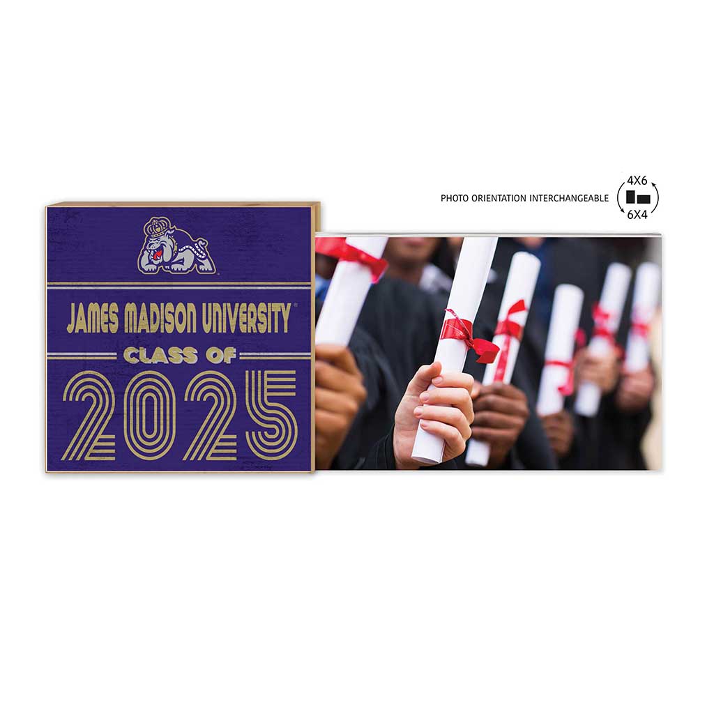 James Madison Dukes Class of 2025 Floating Picture Frame