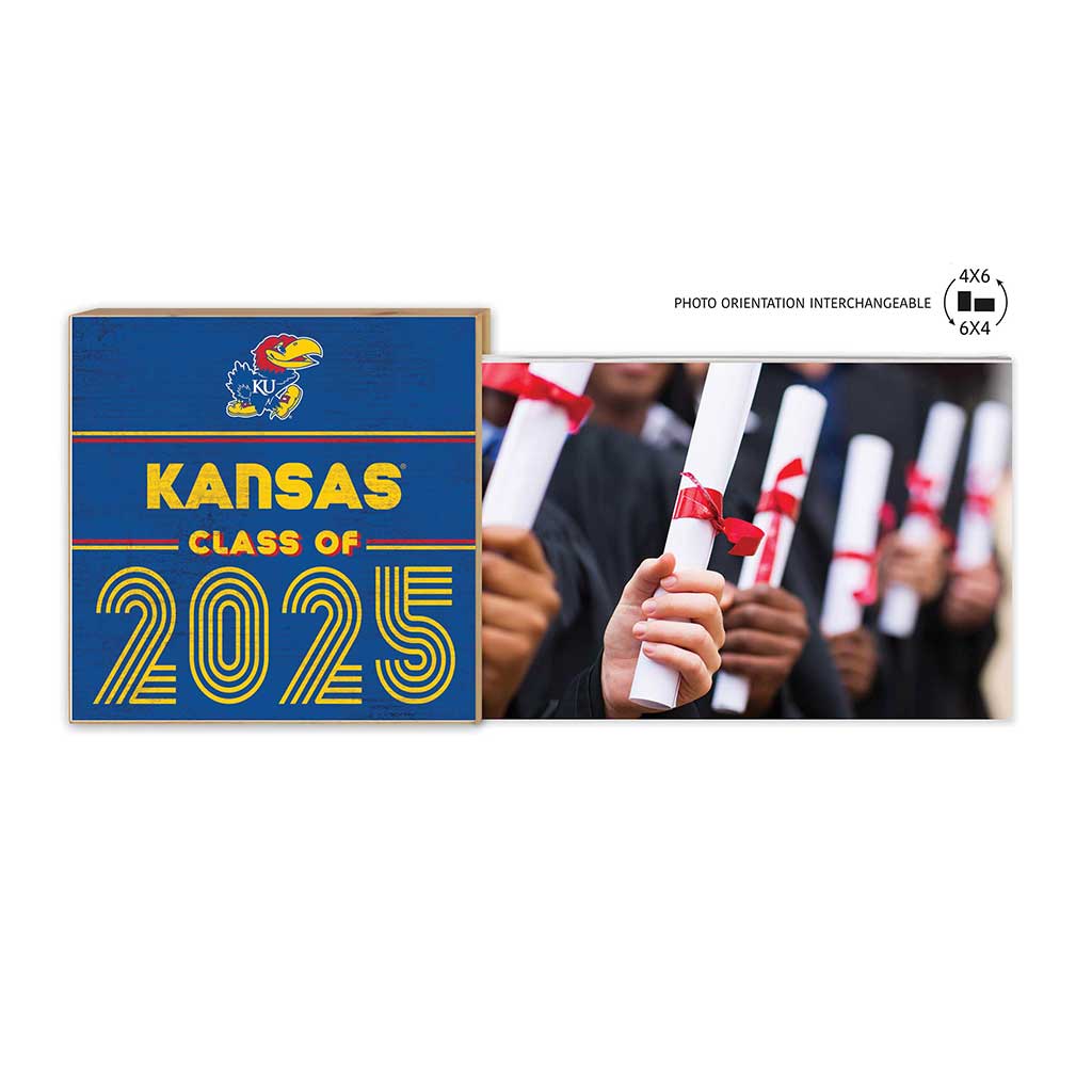 Kansas Jayhawks Class of 2025 Floating Picture Frame