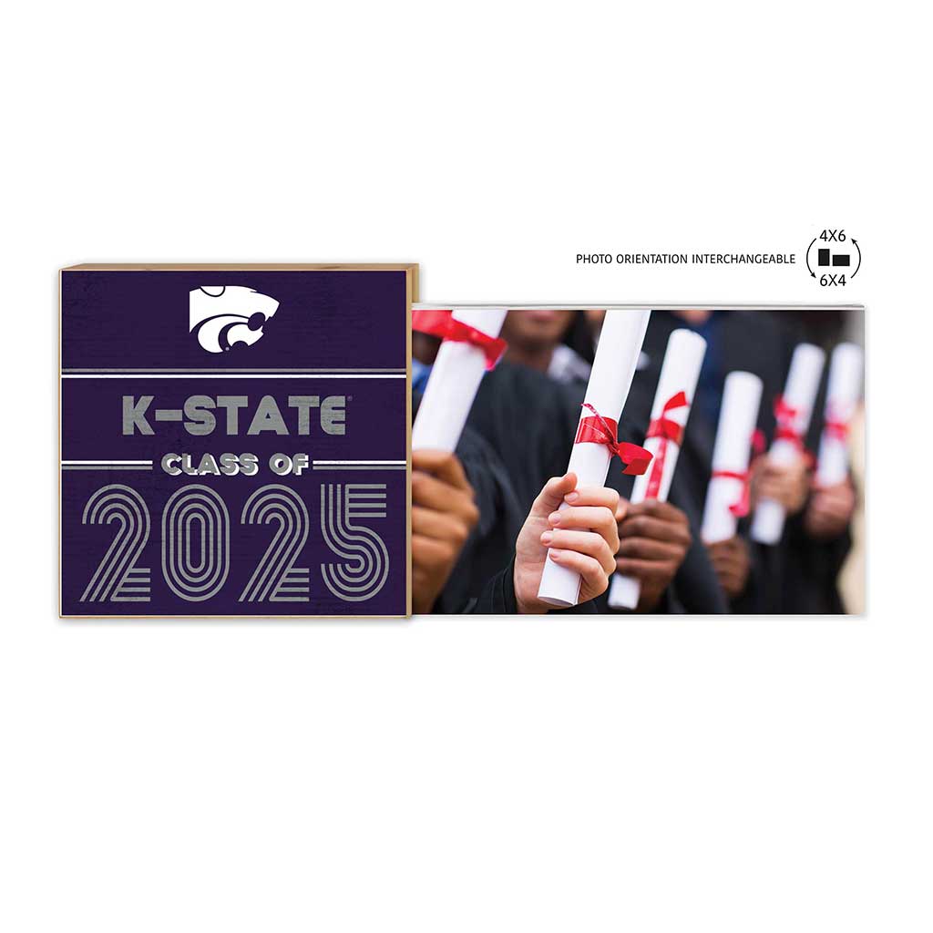 Kansas State Wildcats Class of 2025 Floating Picture Frame