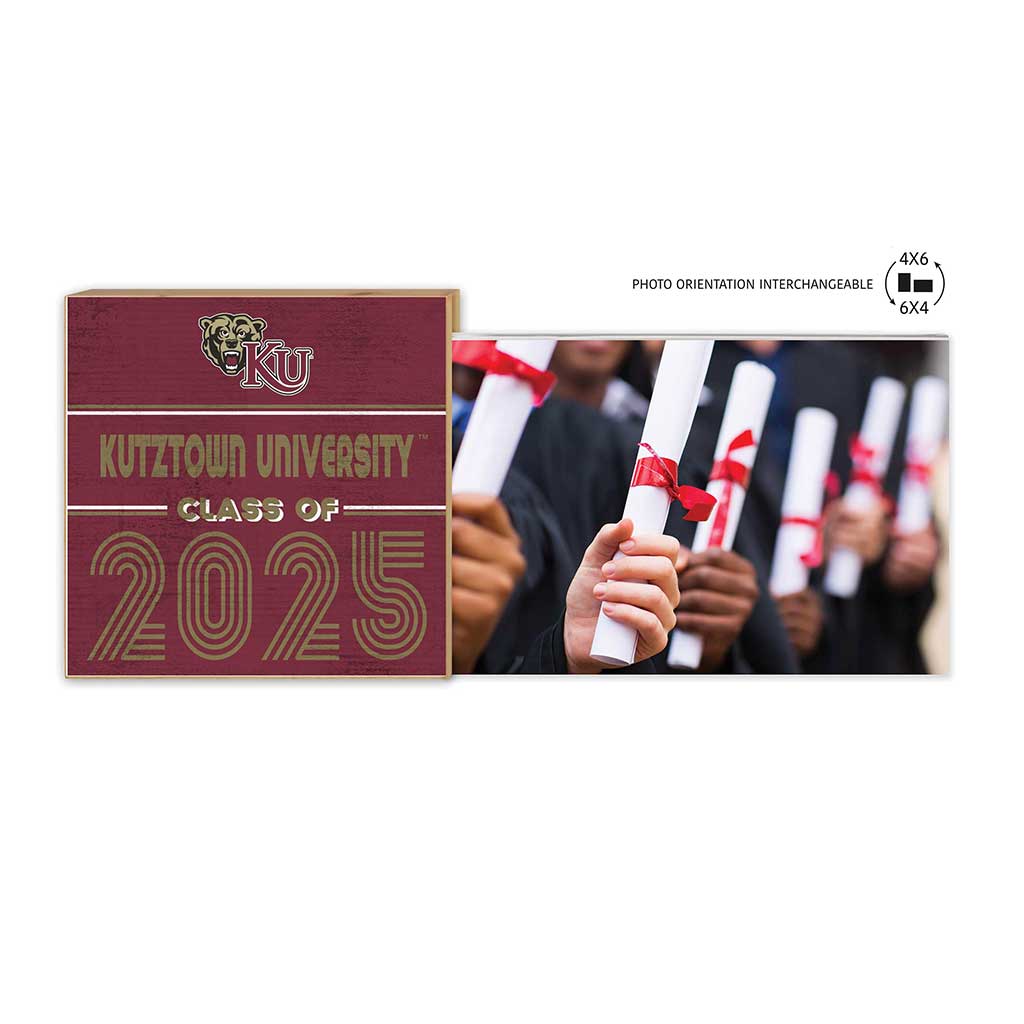 Kutztown Golden Bears Class of 2025 Floating Picture Frame
