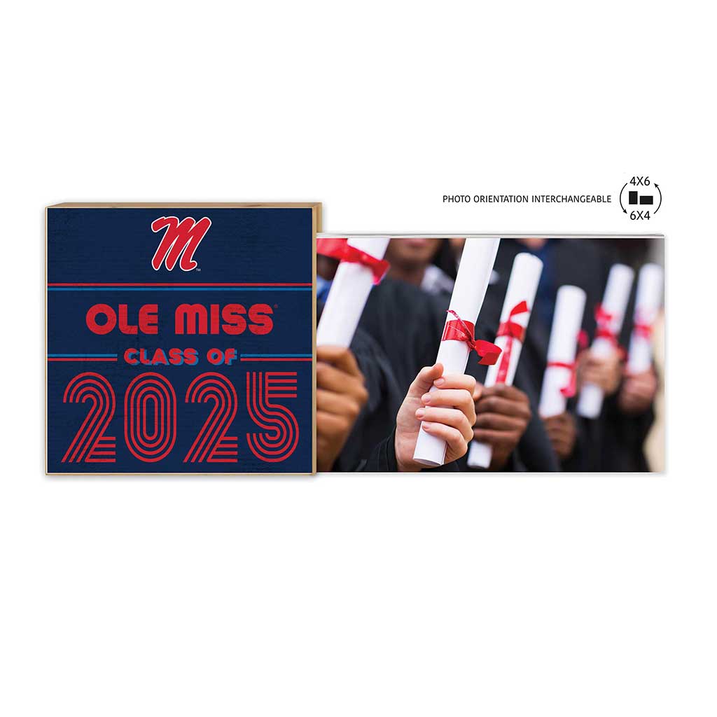 Ole Miss Rebels Class of 2025 Floating Picture Frame
