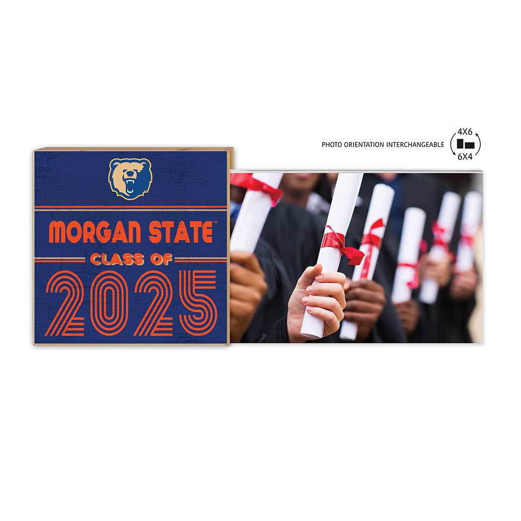 Morgan State Bears Class of 2025 Floating Picture Frame