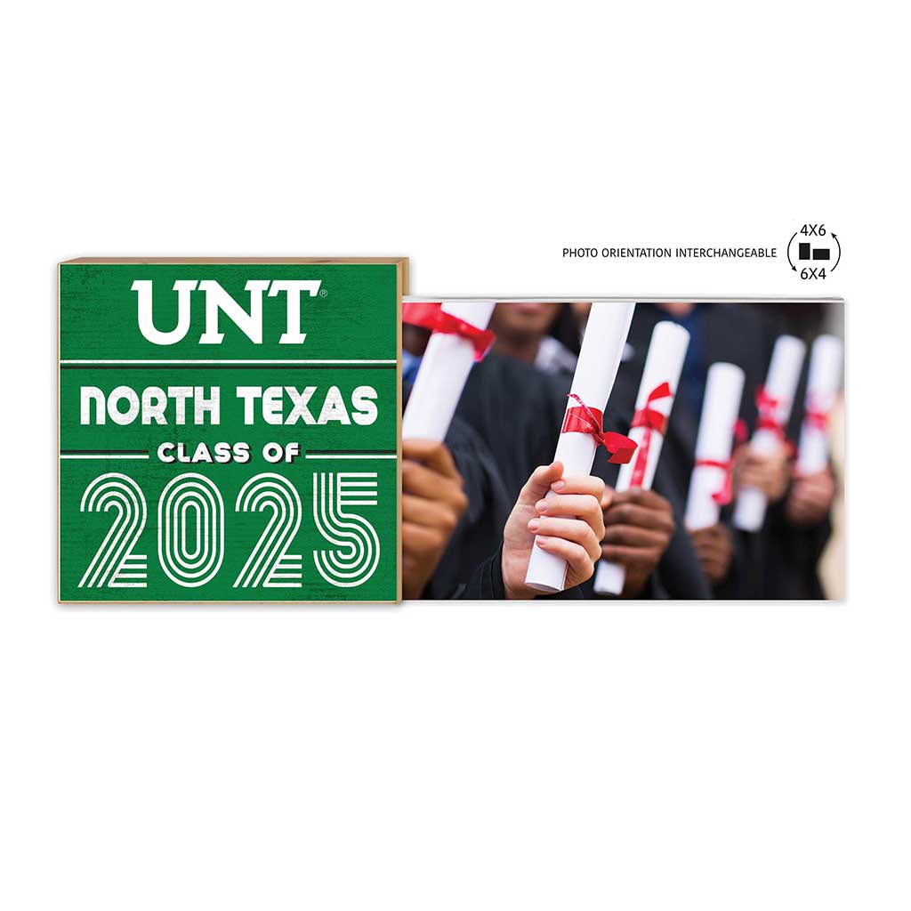 North Texas Mean Green Class of 2025 Floating Picture Frame