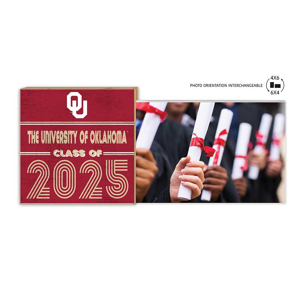 Oklahoma Sooners Class of 2025 Floating Picture Frame