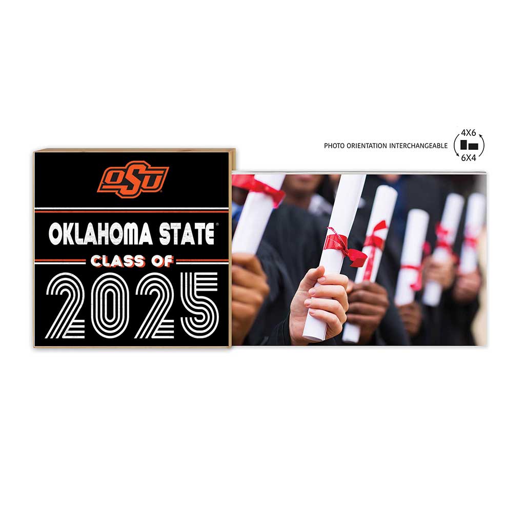 Oklahoma State Cowboys Class of 2025 Floating Picture Frame